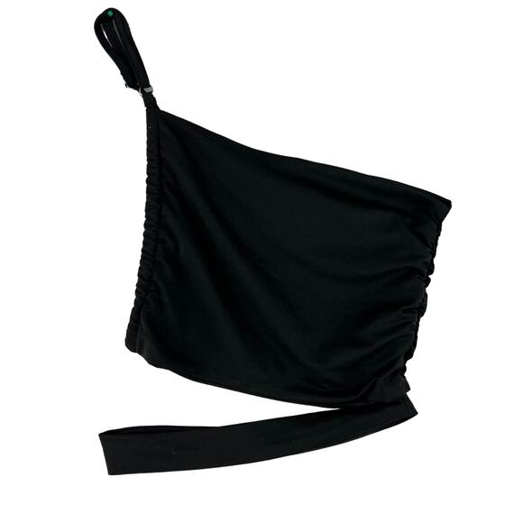 Rêve Rêve Unbalanced One Shoulder Tank Top Women's Small Black - Picture 1 of 6